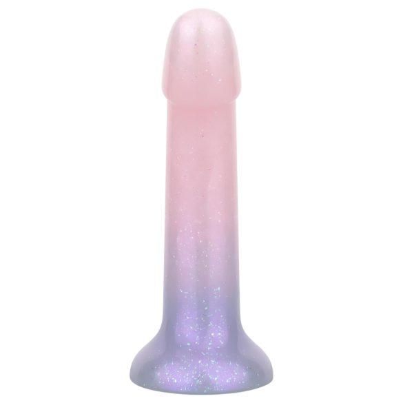 EasyToys Mermaid - třpytivý dildo - 15 cm - růžový