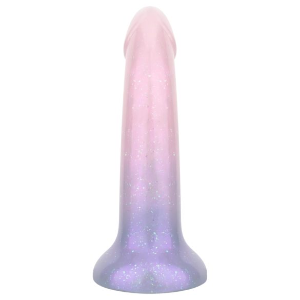 EasyToys Mermaid - třpytivý dildo - 15 cm - růžový