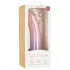 EasyToys Mermaid - třpytivý dildo - 19 cm - růžový