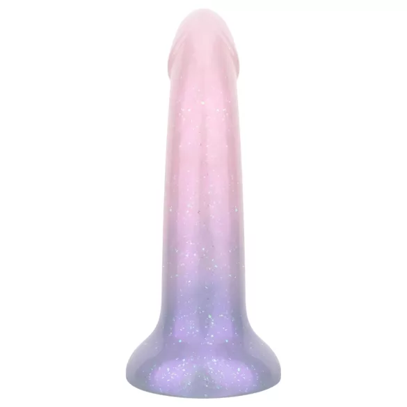 EasyToys Mermaid - třpytivý dildo - 19 cm - růžový
