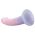 EasyToys Mermaid - třpytivý dildo - 19 cm - růžový