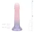 EasyToys Mermaid - třpytivý dildo - 19 cm - růžový