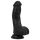 Easytoys - realistické dildo s varlaty - 12 cm - černé