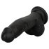 Easytoys - realistické dildo s varlaty - 12 cm - černé
