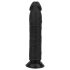 Easytoys - realistický dildo - černý - 17,5 cm