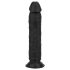 Easytoys - realistický dildo - 22,5 cm - černé