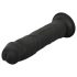 Easytoys - realistický dildo - 22,5 cm - černé