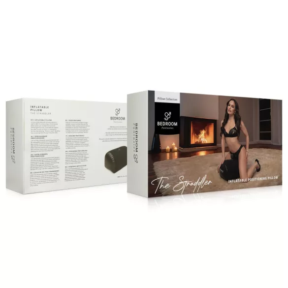 Bedroom Fantasies - nafukovací sex polštář - držák na vibrátor - černý