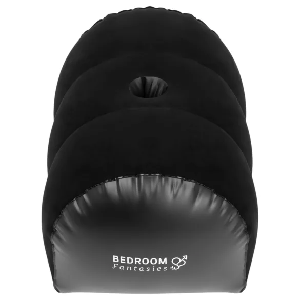 Bedroom Fantasies - nafukovací sex polštář - držák na vibrátor - černý