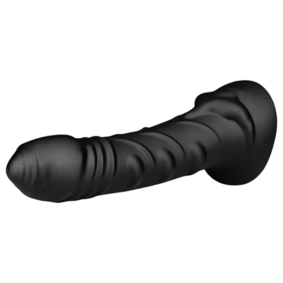 BUTTR Black Hawk - realistický anální dildo - černá