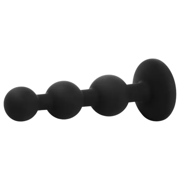 EasyToys - anální kolík s korálky - černý