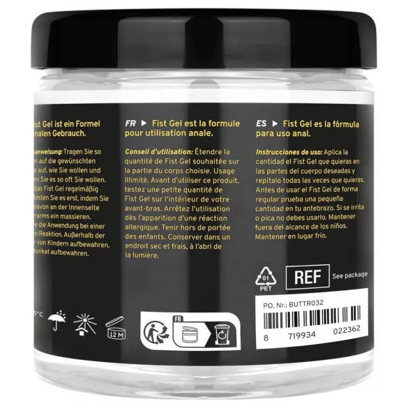 BUTTR - fisting gel - nelepivý - 500 ml