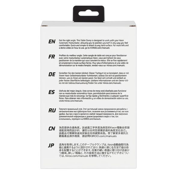 Kiiroo Keon - držák na masturbátor - černý