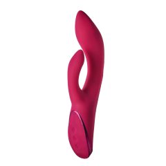   Sparkling Duo Vibrator Julia - nabíjecí vibrátor s ramenem na klitoris (červený)