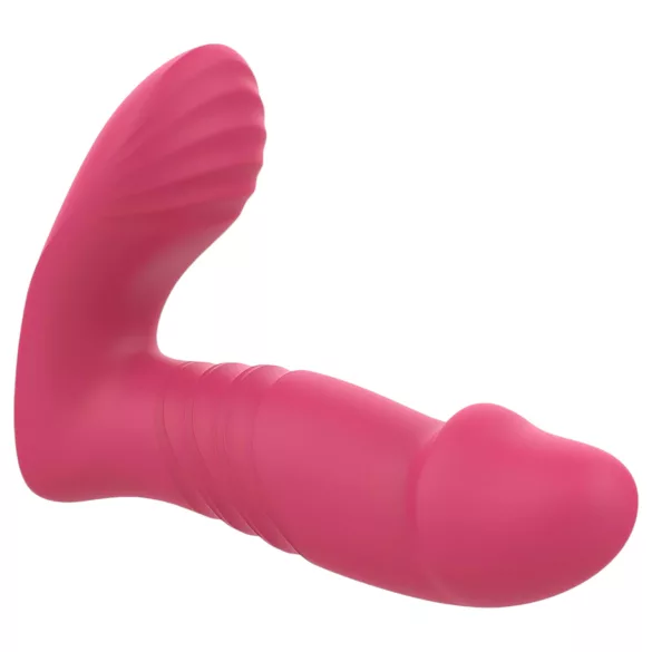 Dreamtoys - nositelný vibrační stimulátor s dálkovým ovládáním - růžový
