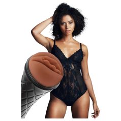   The Girl Next Door Marly - realistická umělá vagína v pouzdře - hnědá