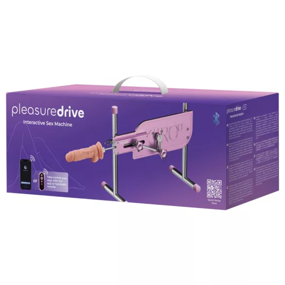 Kiiroo Pleasure Drive - chytrý sex stroj - růžový