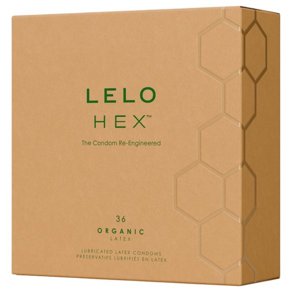 LELO Hex Organic - kondomy na potenci - 36 ks