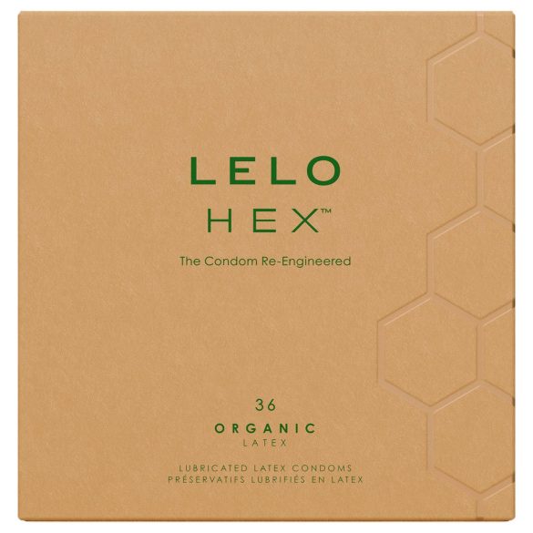 LELO Hex Organic - kondomy na potenci - 36 ks