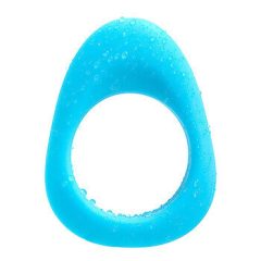 LAID P.3 - silikonový kroužek na penis (modrý)