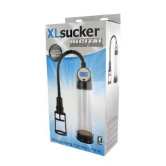 XLSUCKER - digitální pumpa na penis (průhledná)