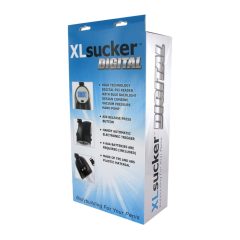 XLSUCKER - digitální pumpa na penis (průhledná)