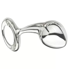 Njoy - anální kolík velký - kovový - stříbrný