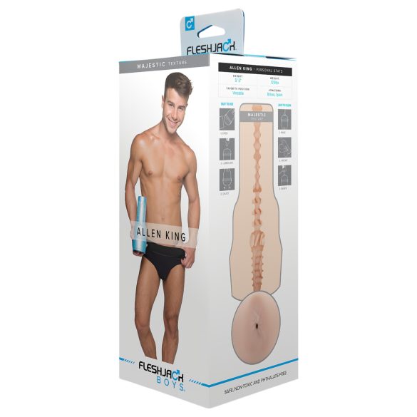 FleshJack - masturbátor anální otvor Allen King - realistický