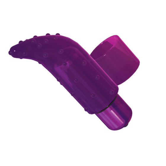 Frisky Finger - vodotěsný prstový vibrátor (fialový)