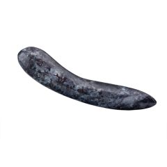   Laid D.1 - ručně vyřezávané norské dildo z měsíčního kamene (černé)