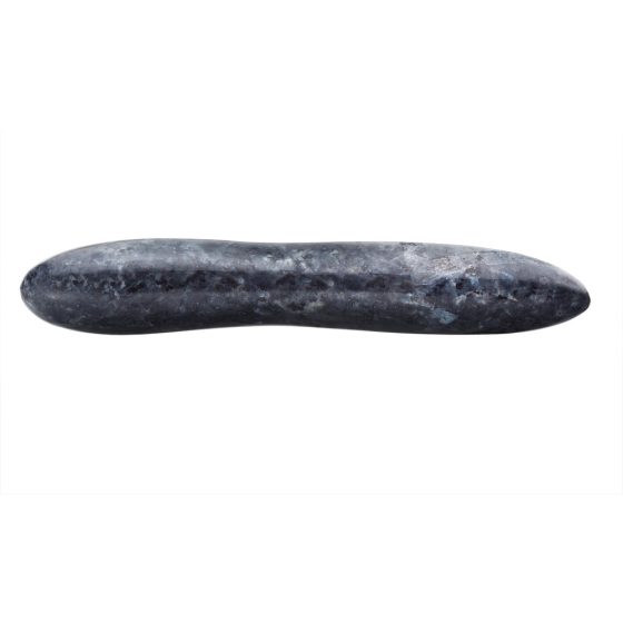 Laid D.1 - ručně vyřezávané norské dildo z měsíčního kamene (černé)