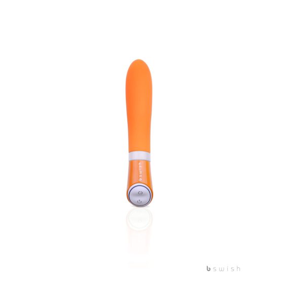 B SWISH Bgood Deluxe - silikonový tyčový vibrátor (oranžový)