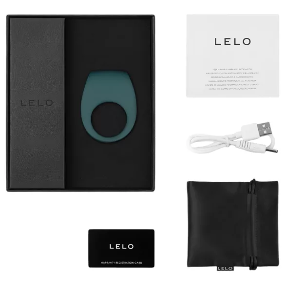 LELO - vibrační erekční kroužek - dobíjecí - zelený
