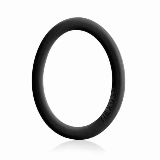Nexus Enduro - silikonový kroužek na penis (černý)