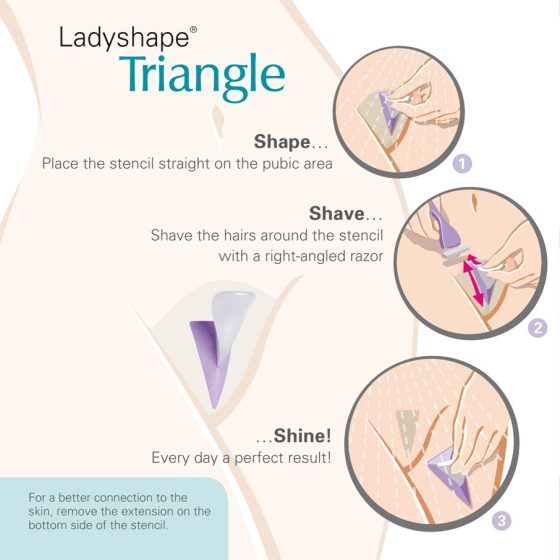 LadyShape Bikini Shaping Tool - pro dokonalý střih na intimních místech (trojúhelník)