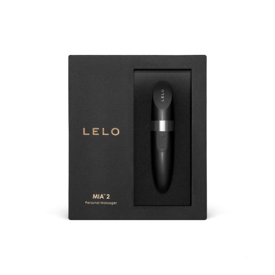 LELO Mia 2 – cestovný vibrátor (čierny)