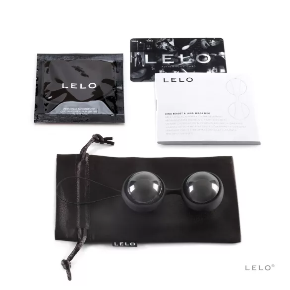 LELO Luna Noir - venušin kuličky - variabilní