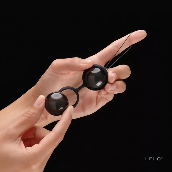 LELO Luna Noir - venušin kuličky - variabilní