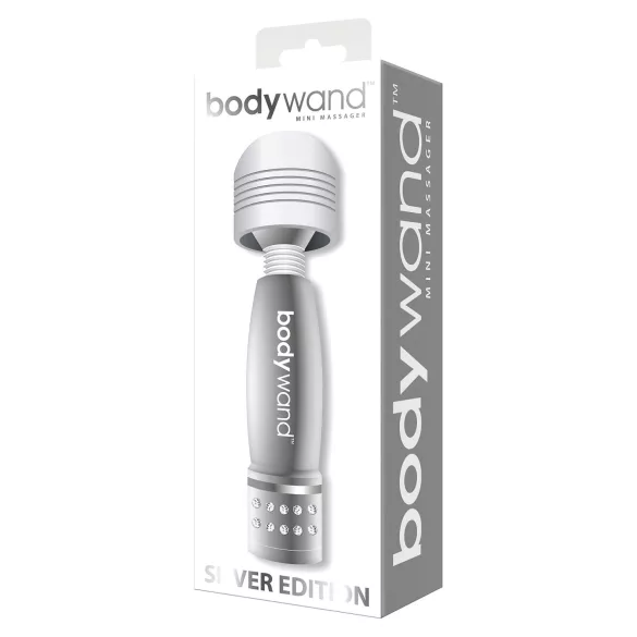 Bodywand - mini masážní vibrátor - stříbrný