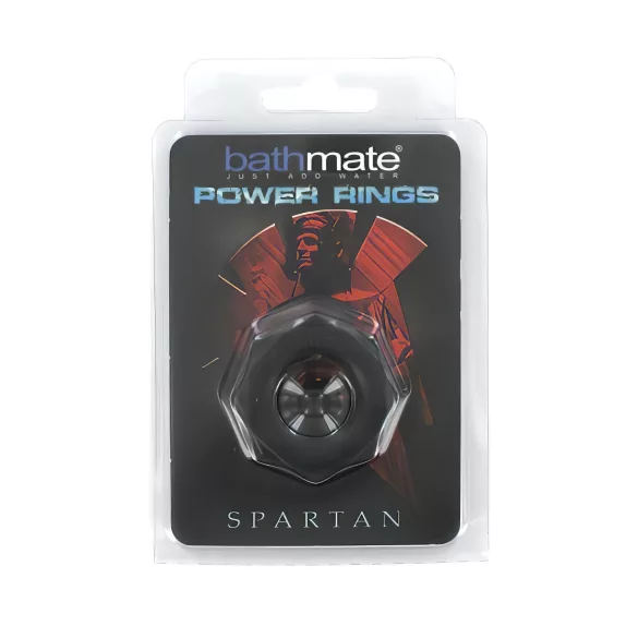 BathMate - erekční kroužek na penis Spartan - silikon - černý