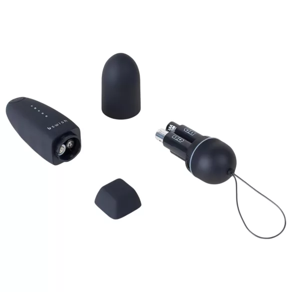 B SWISH - vibrační vajíčko na dálkové ovládání - černé