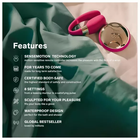 LELO - párový vibrátor - silikonový - fialový