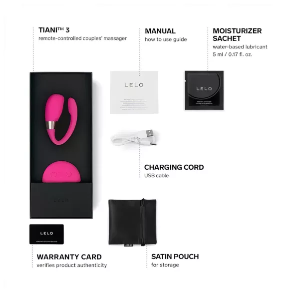 LELO Tiani 3 - párový vibrátor - silikon - růžový