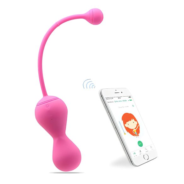Magic Motion Kegel Master - chytrá sada venušiných kuliček (růžová)