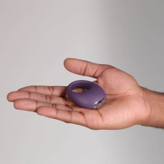   Je Joue Mio - vodotěsný vibrační kroužek na penis na baterie (fialový)