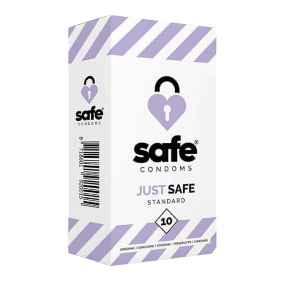 SAFE Just Safe - standardní kondomy vanilkové (10ks
