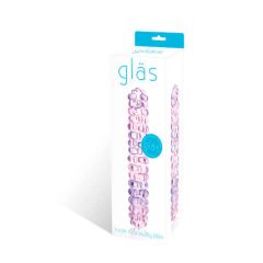 GLAS No. 94 - malé kulovité skleněné dildo (růžové)
