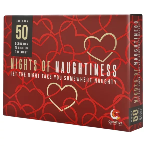 FIFTY NIGHTS OF NAUGHTINESS - erotická společenská hra - anglicky