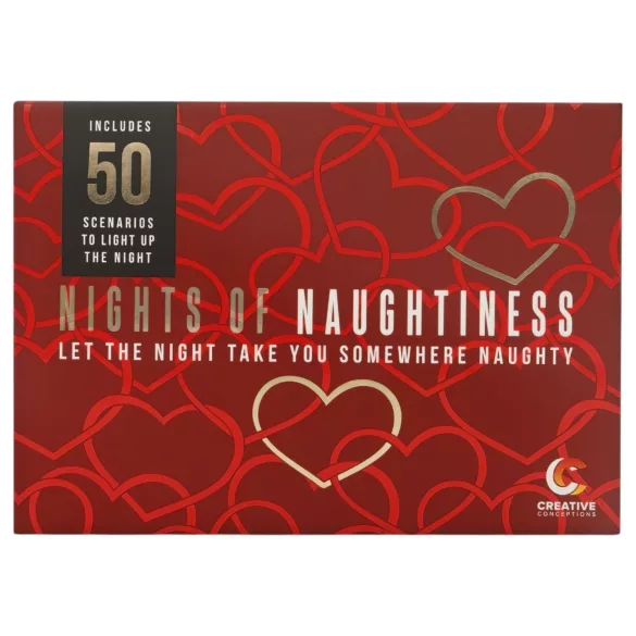 FIFTY NIGHTS OF NAUGHTINESS - erotická společenská hra - anglicky