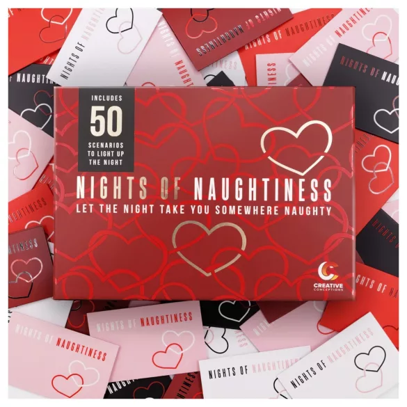 FIFTY NIGHTS OF NAUGHTINESS - erotická společenská hra - anglicky